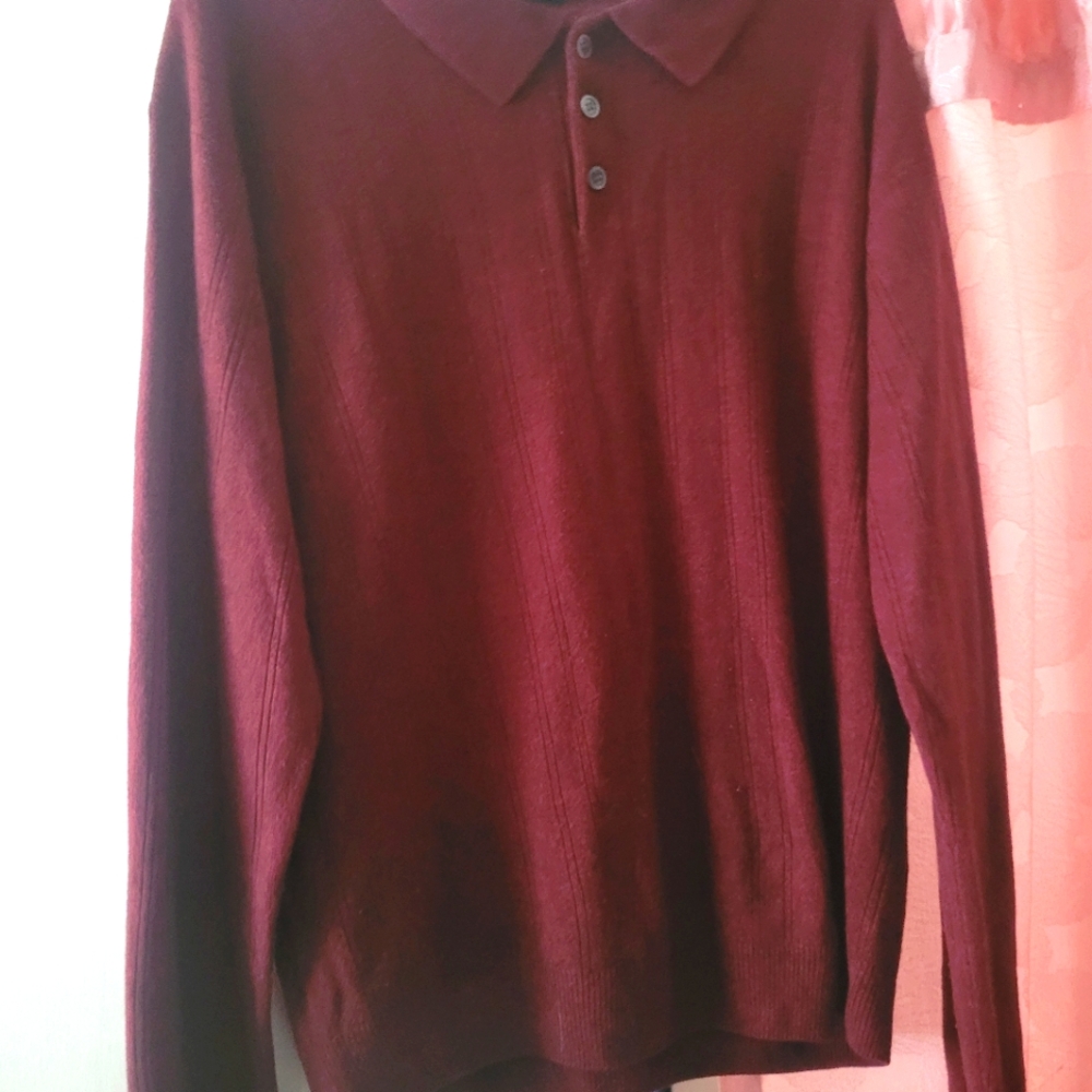 Dockers Maroon Polo Sweater